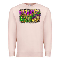 Pale Pink mardi gras Premium Sweatshirt - CowGirlArtShop