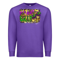 Purple mardi gras Premium Sweatshirt - CowGirlArtShop