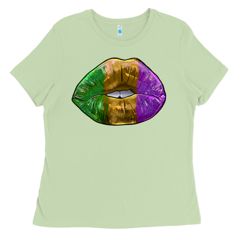 Mardi Gras Kiss Ladies Tee by RanaPortraitStore | Teevron