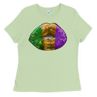 Matcha mardi gras kiss Ladies Tee - RanaPortraitStore