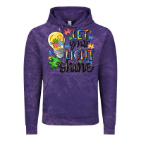 Cloud Purple let your light shine Vintage Hoodie - MaliasSmallBusiness
