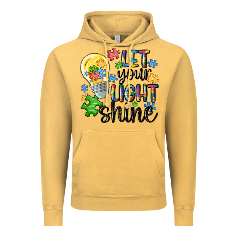 Let Your Light Shine Vintage Hoodie by MaliasSmallBusiness | Teevron