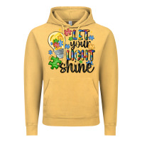 Vintage Mustard let your light shine Vintage Hoodie - MaliasSmallBusiness