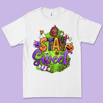 Stay Sweet Halloween Premium Tee Designed By Bundleandbundleshop