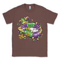 Chestnut mardi gras lips Classic Tee - MaliasSmallBusiness