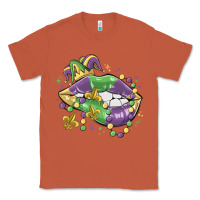 Copper mardi gras lips Classic Tee - MaliasSmallBusiness