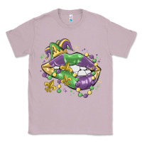Lilac mardi gras lips Classic Tee - MaliasSmallBusiness