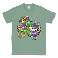 Sage mardi gras lips Classic Tee - MaliasSmallBusiness