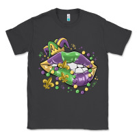 Smoke mardi gras lips Classic Tee - MaliasSmallBusiness