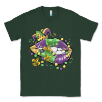 Sports Green mardi gras lips Classic Tee - MaliasSmallBusiness