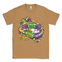 Toasted Coconut mardi gras lips Classic Tee - MaliasSmallBusiness