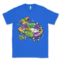 True Royal mardi gras lips Classic Tee - MaliasSmallBusiness