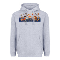 Heather Grey wizard kids Heavyweight Hoodie - TumblerDesignByShophia