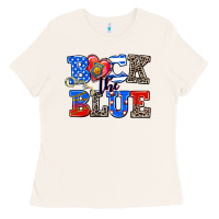 Bone back the blue Ladies Tee - AdoDesignShop