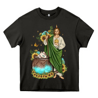 Asphalt san judas coffee cup sunflower Heavy Core Tee - JahusDesignShop