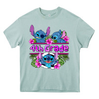 Arona preview flower stitch  4th grade Heavy Core Tee - AdoDesignShop