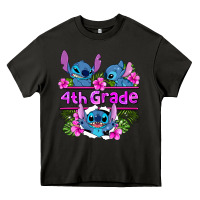 Asphalt preview flower stitch  4th grade Heavy Core Tee - AdoDesignShop