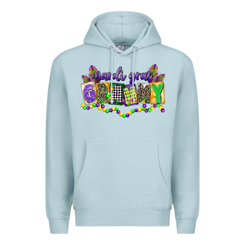 Mardi Gras Grammy Premium Hoodie by CowGirlArtShop | Teevron