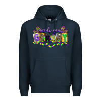 Navy mardi gras grammy Premium Hoodie - CowGirlArtShop