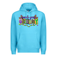 Ocean Blue mardi gras grammy Premium Hoodie - CowGirlArtShop
