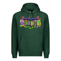 Sports Green mardi gras grammy Premium Hoodie - CowGirlArtShop