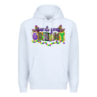 White mardi gras grammy Premium Hoodie - CowGirlArtShop