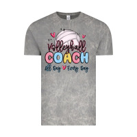 Cloud Rock volleyball coach all day every day Vintage Tee - MaliasSmallBusiness