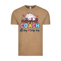 Vintage Coffee volleyball coach all day every day Vintage Tee - MaliasSmallBusiness