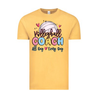 Vintage Mustard volleyball coach all day every day Vintage Tee - MaliasSmallBusiness
