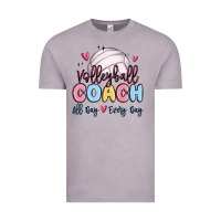 Vintage Zinc volleyball coach all day every day Vintage Tee - MaliasSmallBusiness