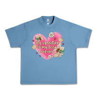 Pebble Blue my valentine is my look boyfriend Urban Heavy Tee - MaliasSmallBusiness