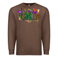 Chestnut cma mardi gras cowgirl Premium Sweatshirt - CowGirlArtShop