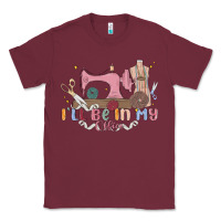 Burgundy ill be in my office Classic Tee - MaliasSmallBusiness