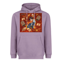 Lavender wizard boy with magic items Heavyweight Hoodie - TumblerDesignByShophia