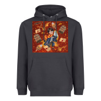 Smoke wizard boy with magic items Heavyweight Hoodie - TumblerDesignByShophia