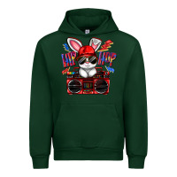 Forest Green hip hop Urban Hoodie - FaDigitalArtStudio
