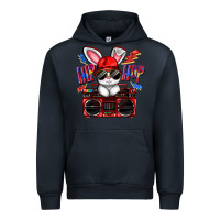 Navy hip hop Urban Hoodie - FaDigitalArtStudio