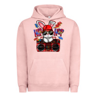 Pigment Salmon hip hop Urban Hoodie - FaDigitalArtStudio