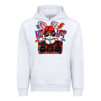White hip hop Urban Hoodie - FaDigitalArtStudio