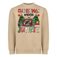 Christmas Movie Junkie Heavyweight Sweatshirt | Teevron
