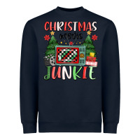 Navy Christmas movie junkie Heavyweight Sweatshirt - MaliasSmallBusiness