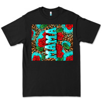 Black rose leopard mama Premium Tee - AdoDesignShop