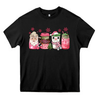 Black pink Christmas coffee Heavy Core Tee - JahusDesignShop