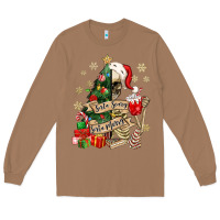 Toasted Coconut sorta scary sorta merry skeleton christmas tree Long Sleeve Tee - MaliasSmallBusiness