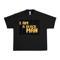 Black i am a black man Urban Heavy Tee - MaliasSmallBusiness