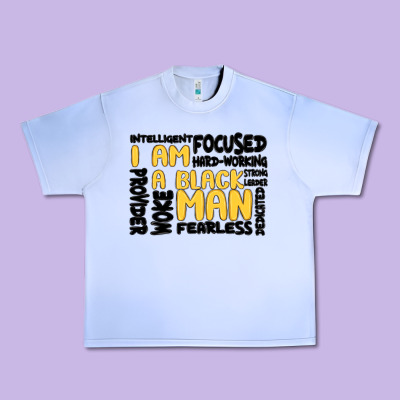 I Am A Black Man Urban Heavy Tee Designed By Maliassmallbusiness