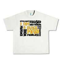 Pistachio i am a black man Urban Heavy Tee - MaliasSmallBusiness
