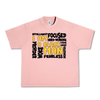 Salmon i am a black man Urban Heavy Tee - MaliasSmallBusiness
