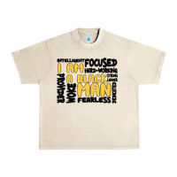Sandshell i am a black man Urban Heavy Tee - MaliasSmallBusiness
