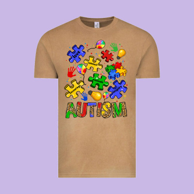 Autism Vintage Tee Designed By Jahusdesignshop